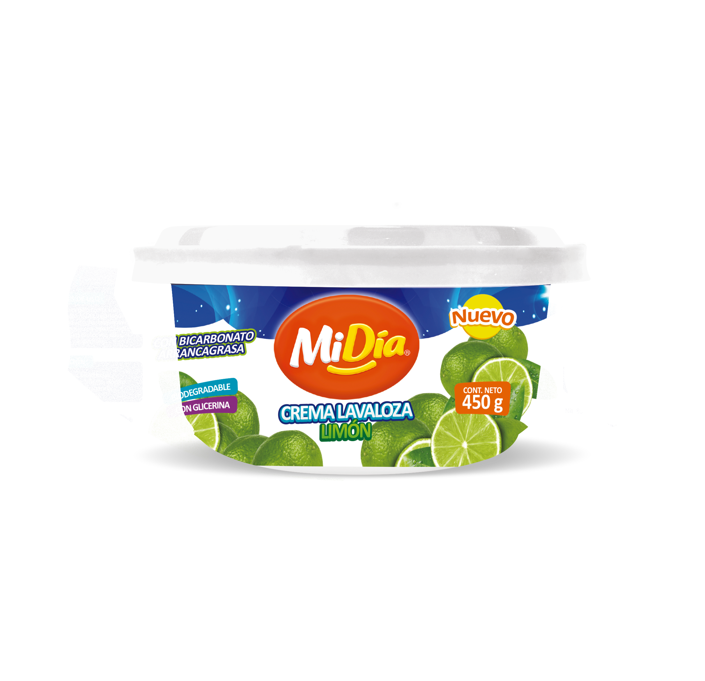 Crema lavaloza MiDía x 450 g 7700149115254