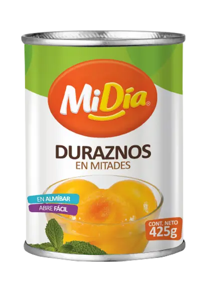 Durazno Mitades 425 gr MiDía 7705946237284