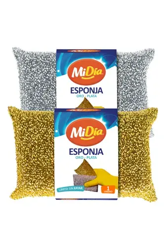 Esponja Oro Plata MiDía 7705946486828