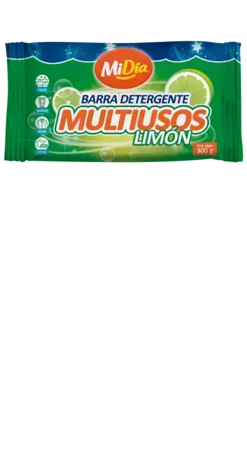 Barra Detergente Multiusos Limón 300gr 7705946759045
