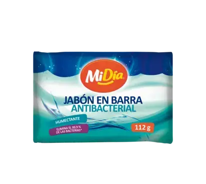 Jabón Corporal Barra Antibacterial x3 MiDía 7705946719353
