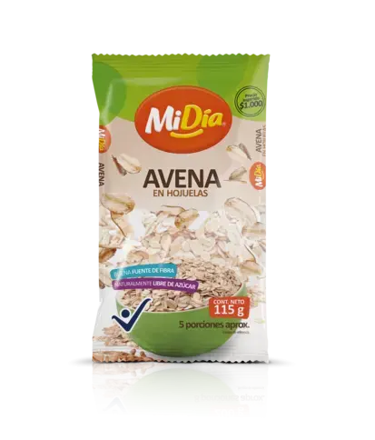 Avena en hojuelas 115g MiDía 7700149100205
