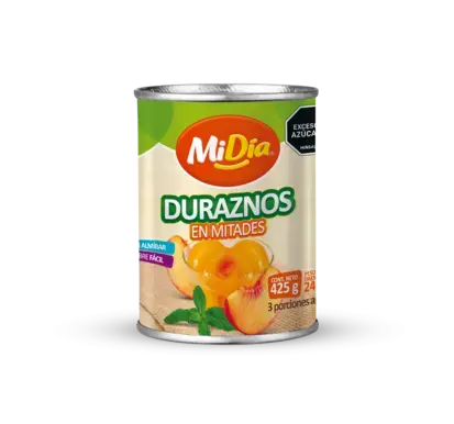 Duraznos Mitades MiDía x 425 gr 7700149010733