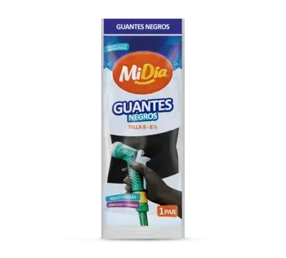 Guante Negro industrial MiDía Talla 8 7705946486811