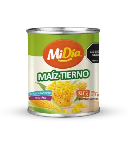 Maíz Tierno Lata MiDía 241 g