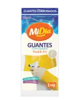Guantes Corrugados MiDía Talla 8 y 8 1/2 7701023035972